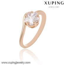 13894 xuping mode bague de doigt or 18 carats anneaux de mariage photos